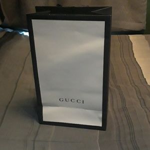 Tall Gucci shopping bag